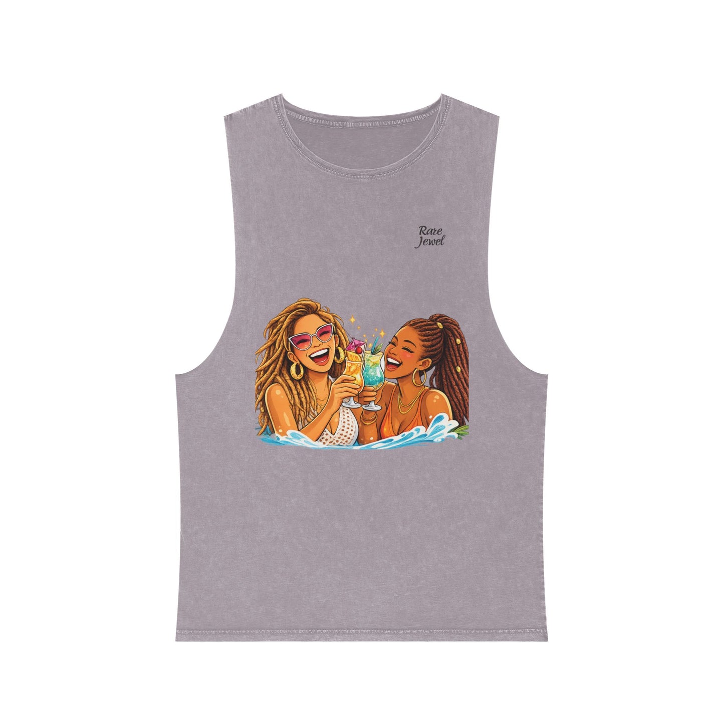 Sail & Slay Tank Top | Friends Drinking Graphic