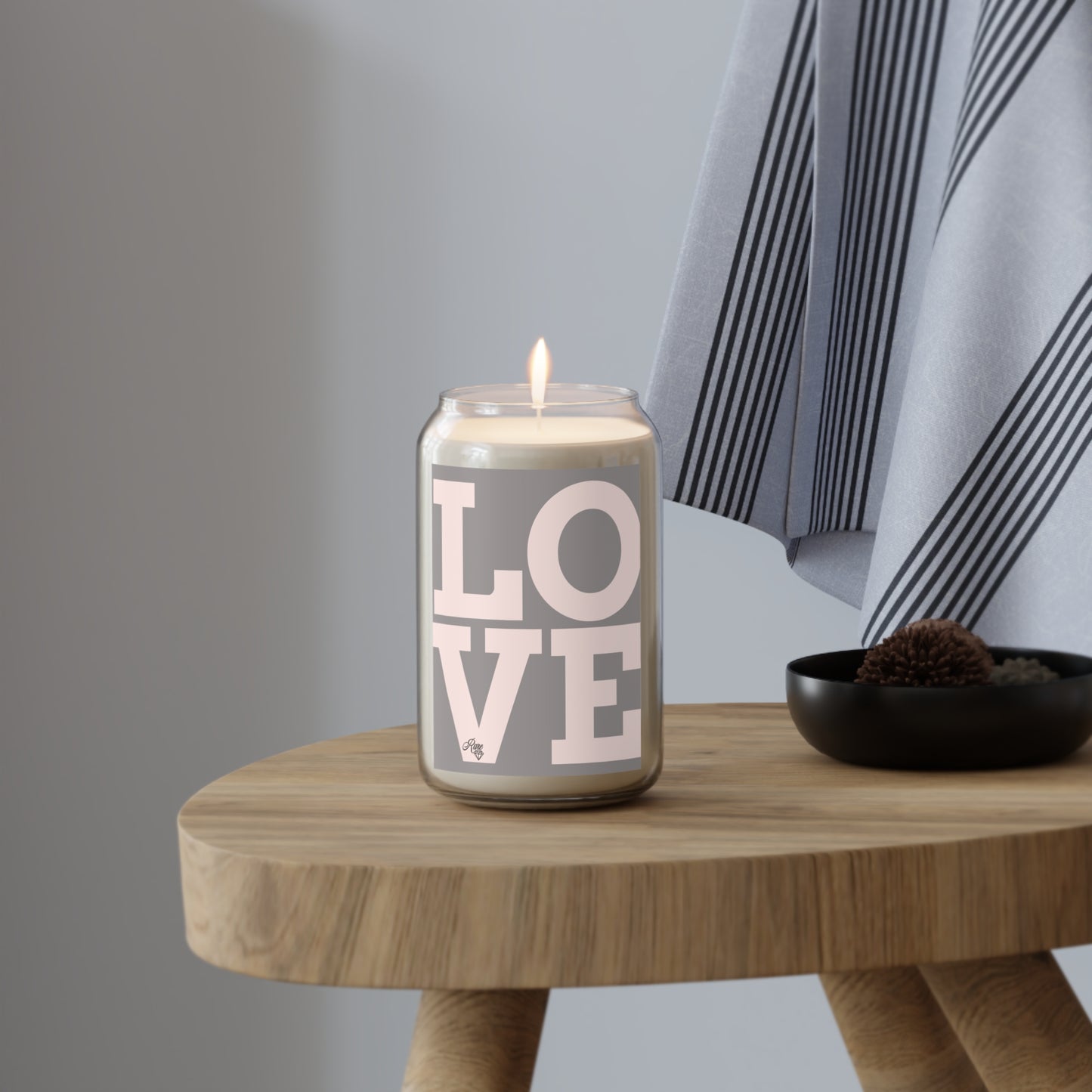 LOVE Soy Candle — 13.75oz Scented Candle, Romantic Home Décor Gift