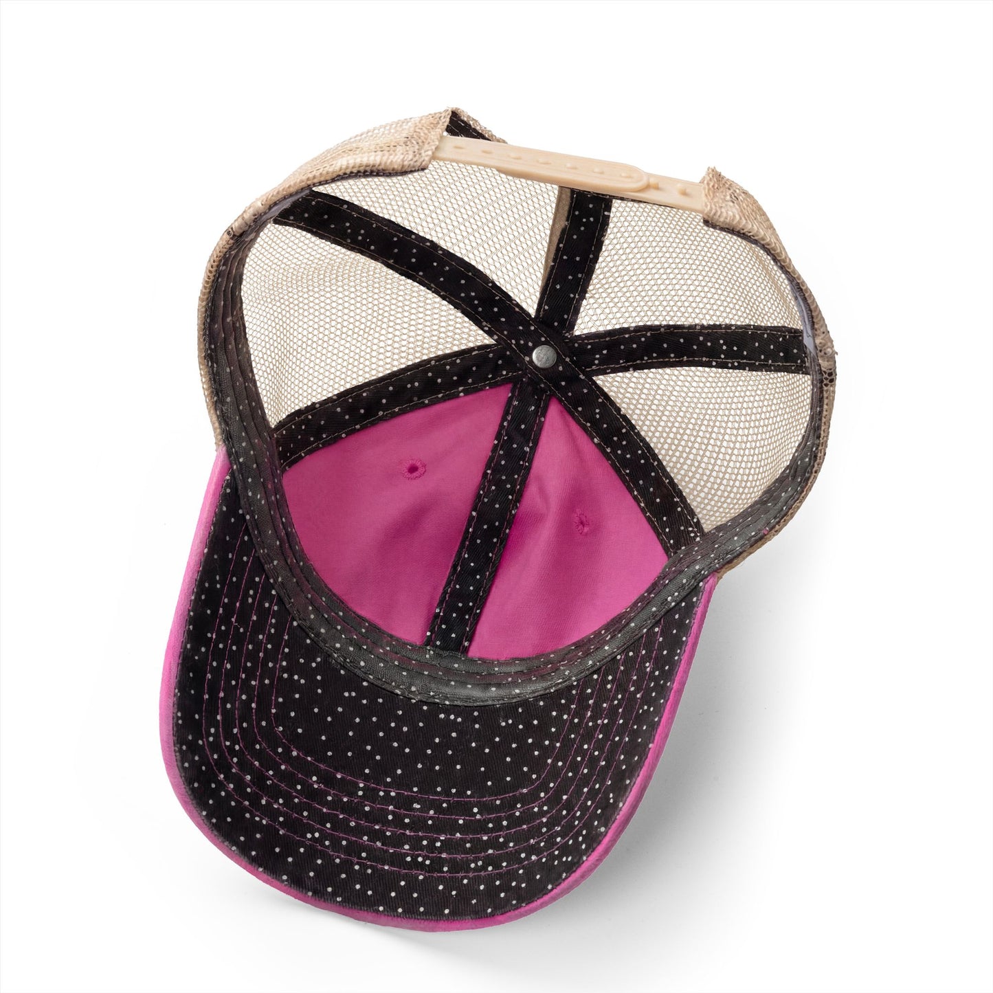 Built Different Women's Washed Mesh-Back Cap