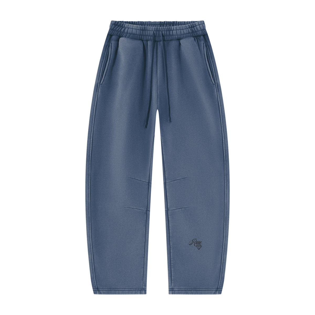 Rare Jewel Unisex Vintage Wash Barrel Leg Fleece Sweatpants (Matching Hoodie)