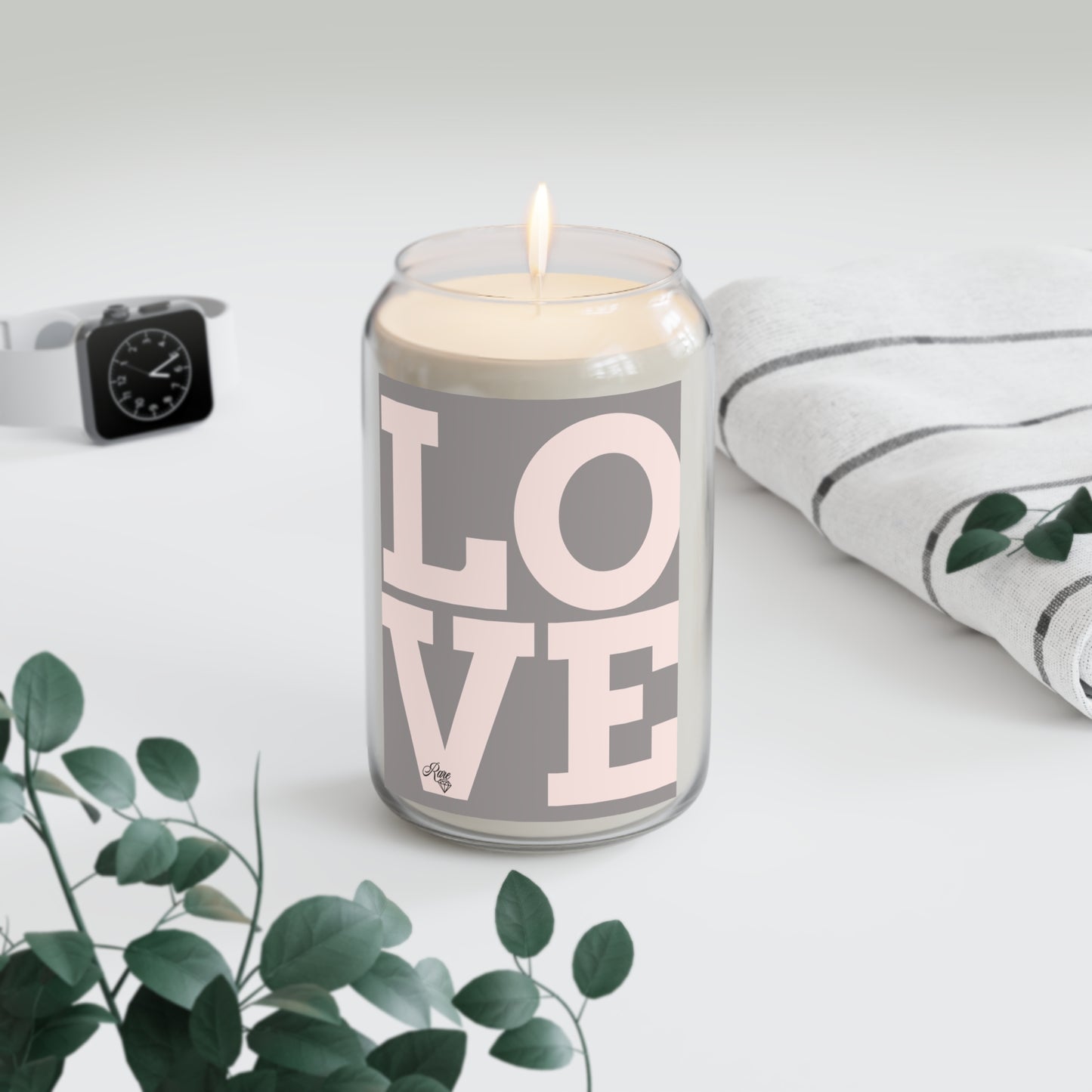 LOVE Soy Candle — 13.75oz Scented Candle, Romantic Home Décor Gift