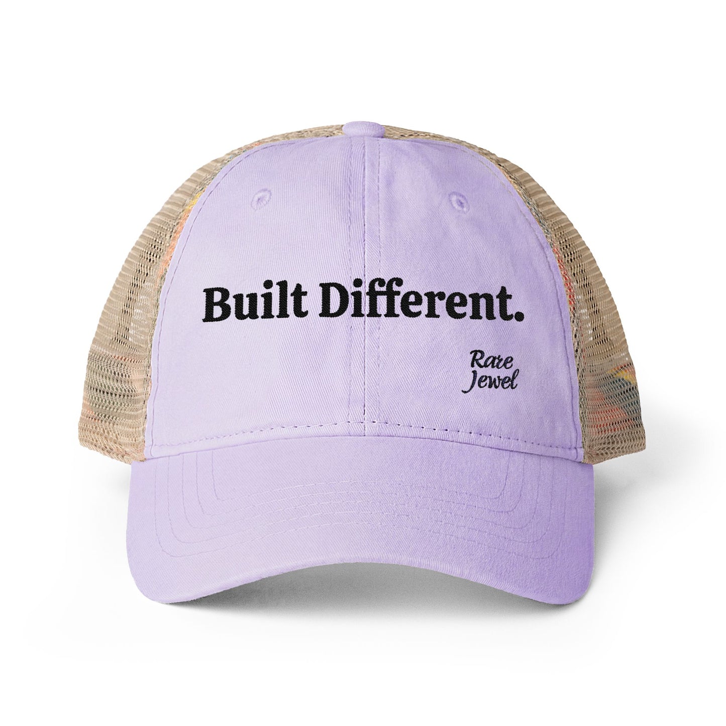 Built Different Women's Washed Mesh-Back Cap