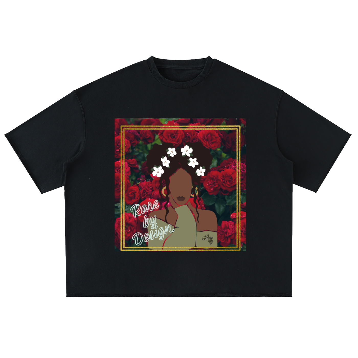 Still We Bloom Washed Rolled Hem Half Sleeve T-Shirt