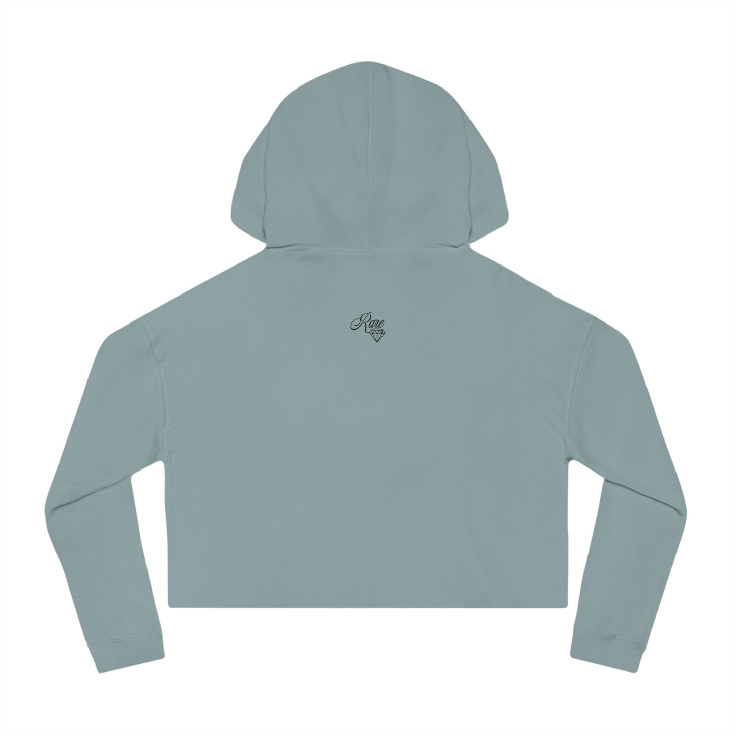 Cropped Hoodie — 'Rare Jewel' Beach Babe Graphic Crop Top