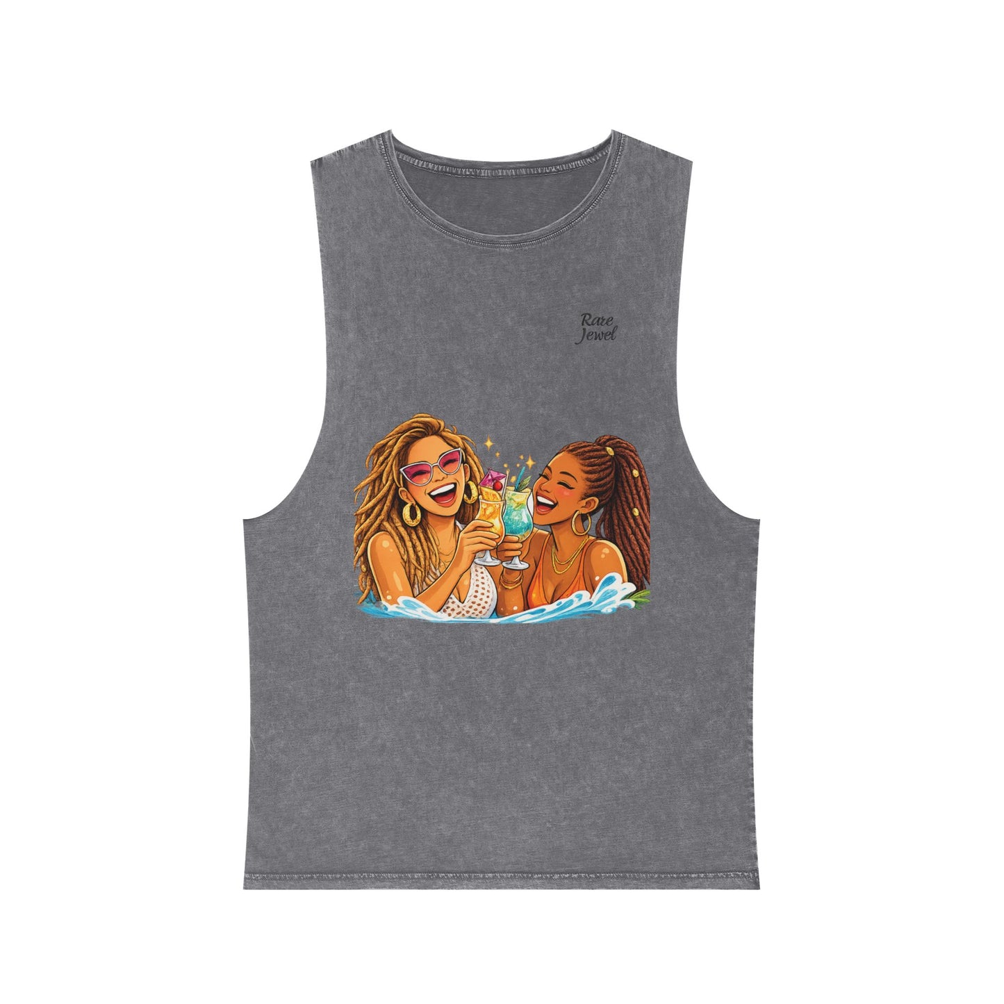 Sail & Slay Tank Top | Friends Drinking Graphic