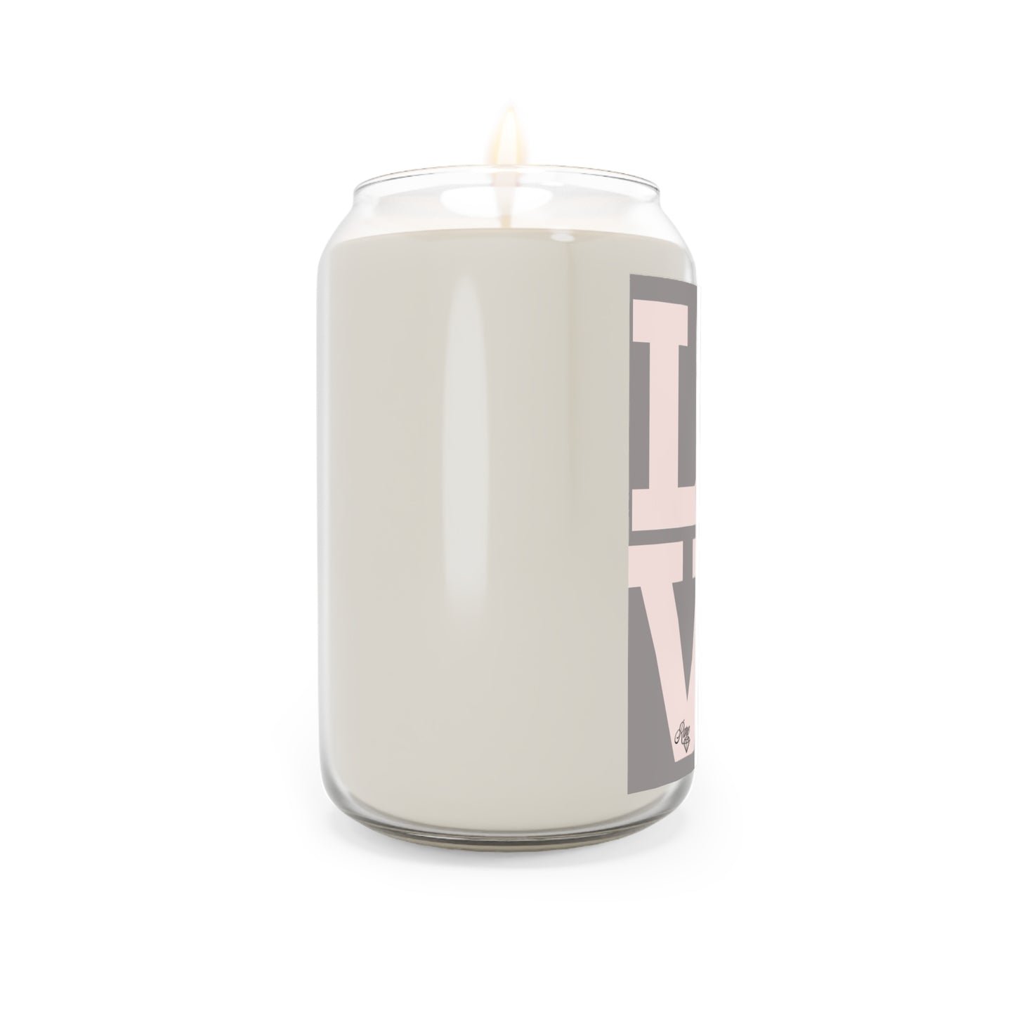 LOVE Soy Candle — 13.75oz Scented Candle, Romantic Home Décor Gift