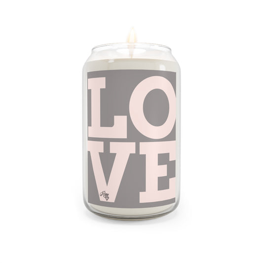 LOVE Soy Candle — 13.75oz Scented Candle, Romantic Home Décor Gift