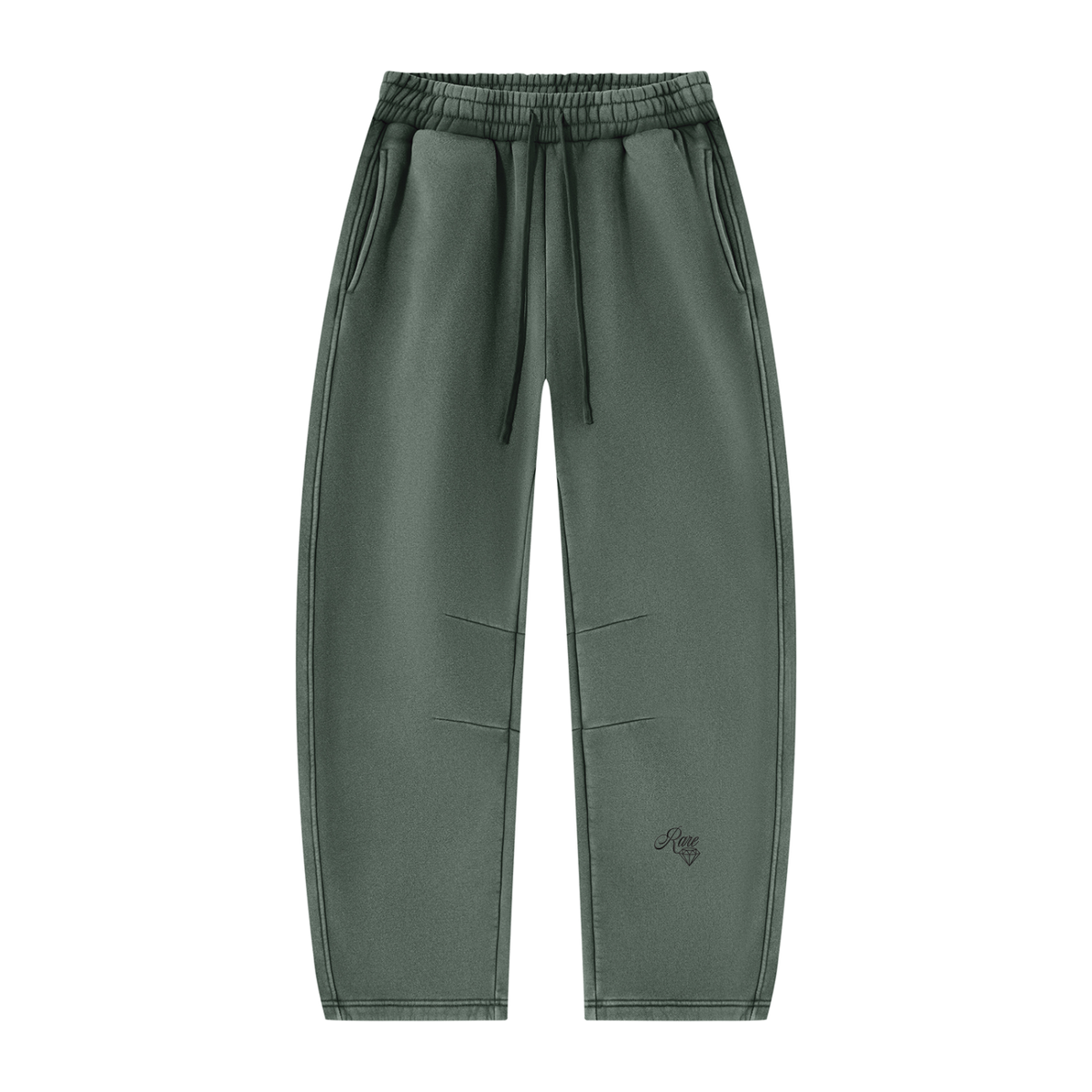 Rare Jewel Unisex Vintage Wash Barrel Leg Fleece Sweatpants (Matching Hoodie)