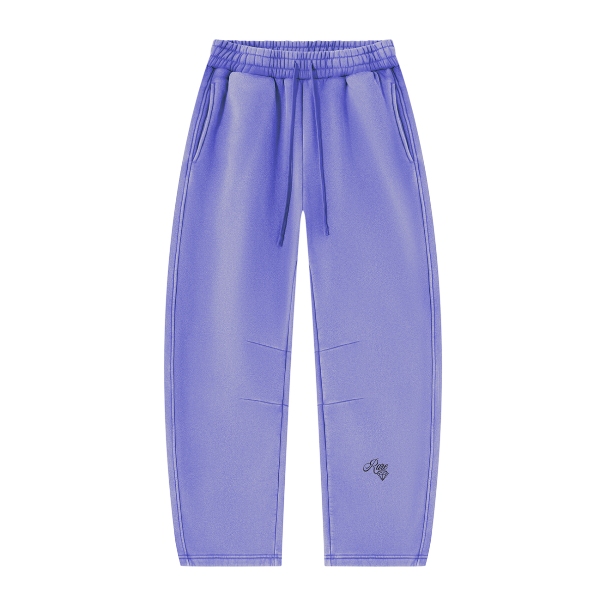 Rare Jewel Unisex Vintage Wash Barrel Leg Fleece Sweatpants (Matching Hoodie)