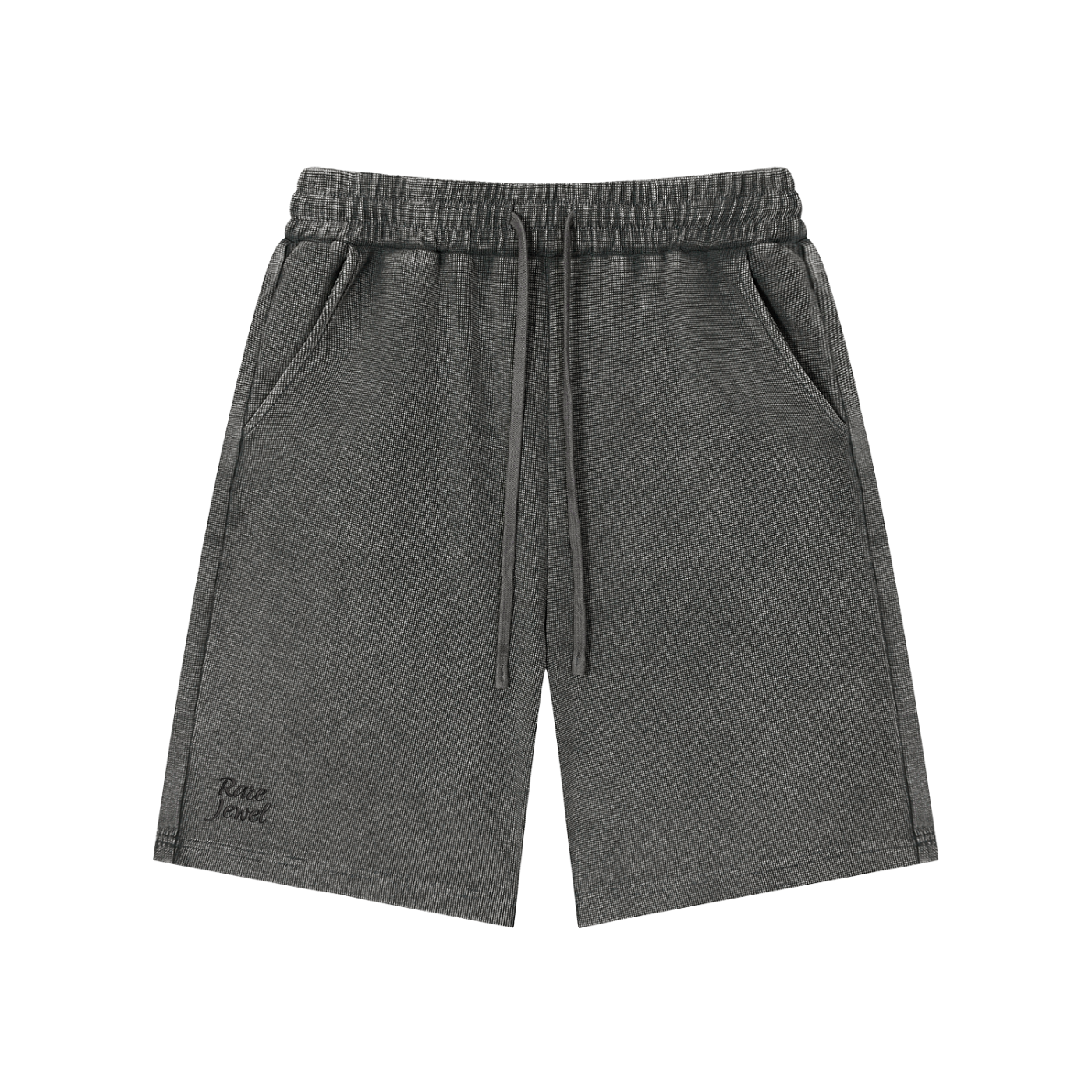 Mineral Wash Waffle Knit Shorts