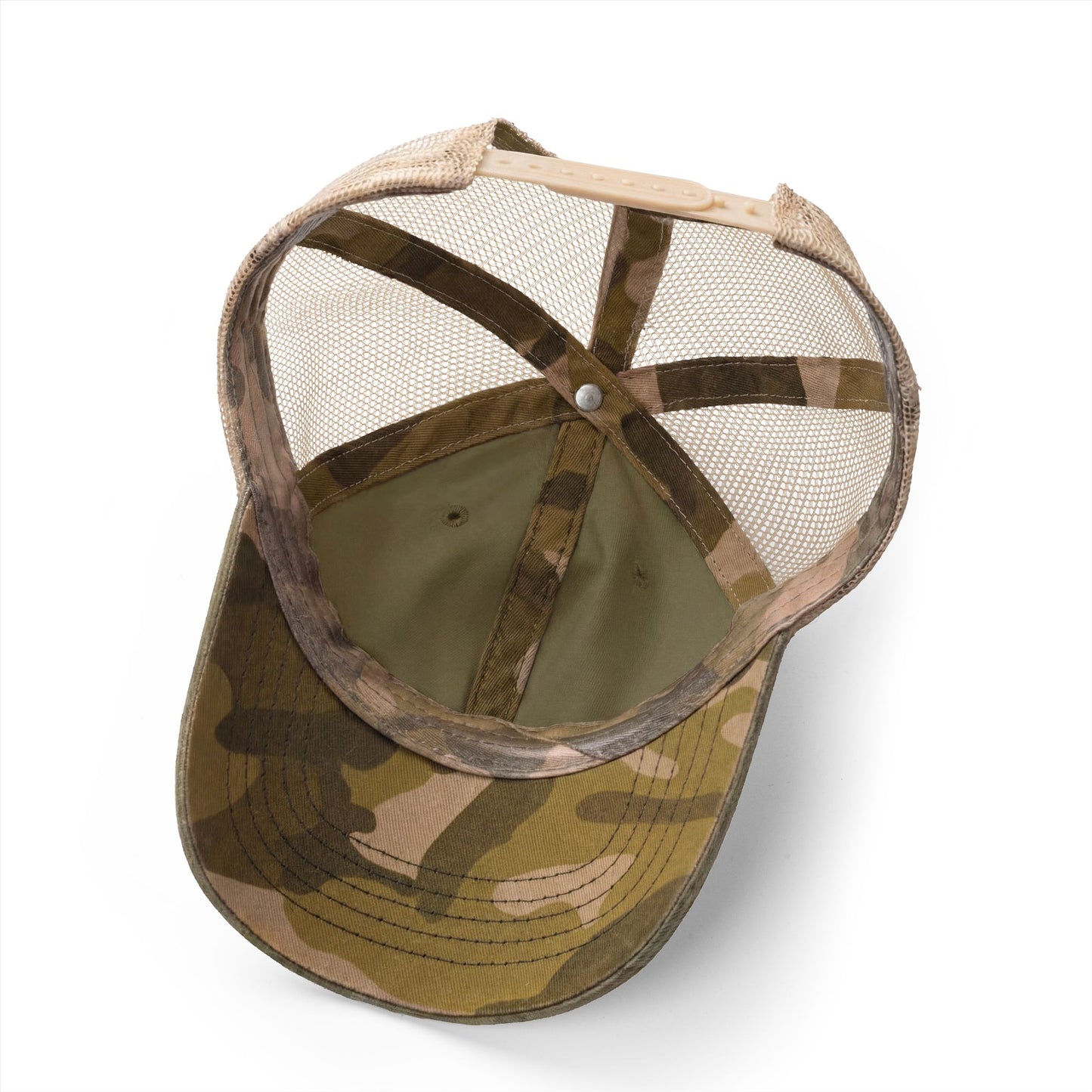 Built Different Women's Washed Mesh-Back Cap