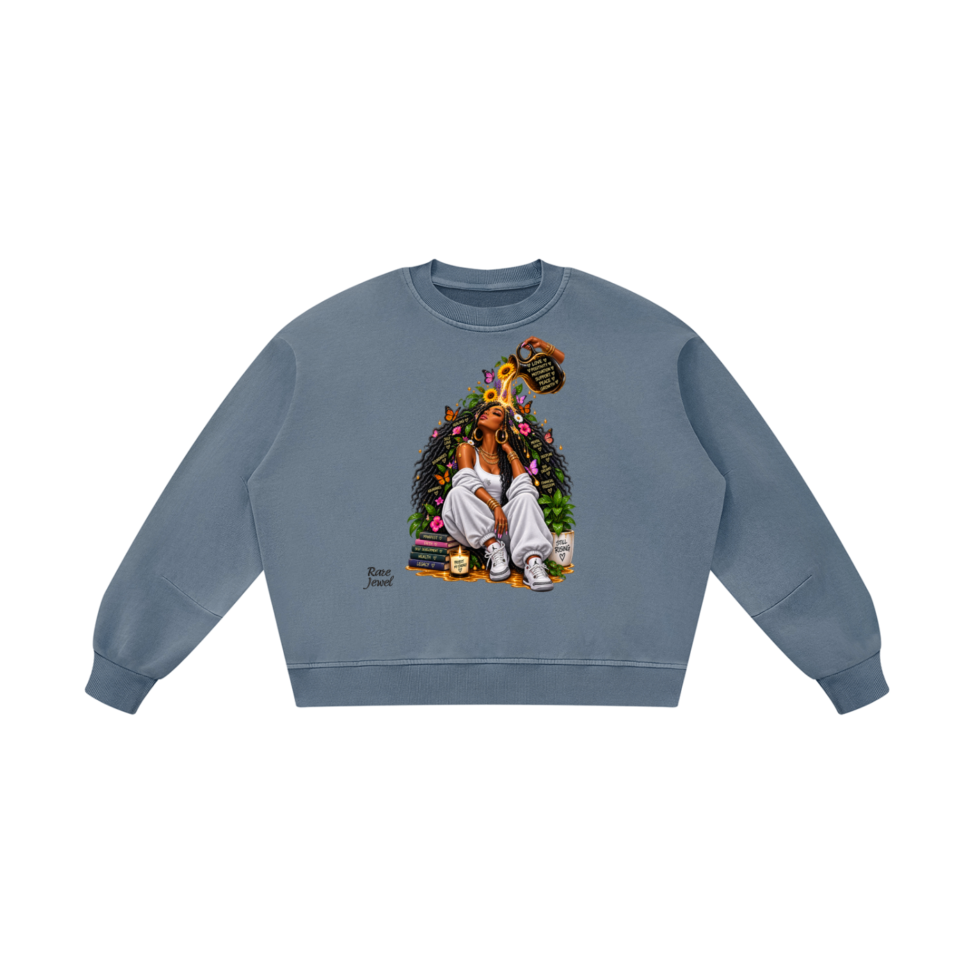 Becoming Her Boxy Vintage Washed Sweatshirt