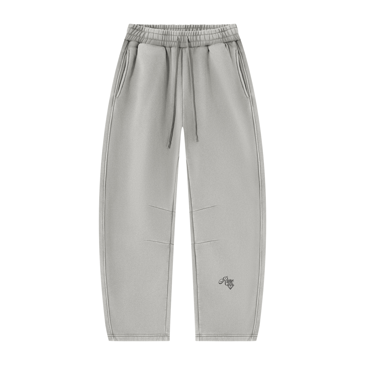 Rare Jewel Unisex Vintage Wash Barrel Leg Fleece Sweatpants (Matching Hoodie)