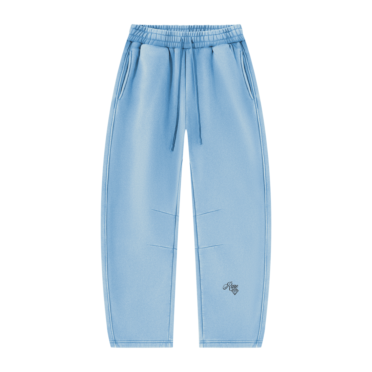 Rare Jewel Unisex Vintage Wash Barrel Leg Fleece Sweatpants (Matching Hoodie)