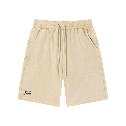 Mineral Wash Waffle Knit Shorts