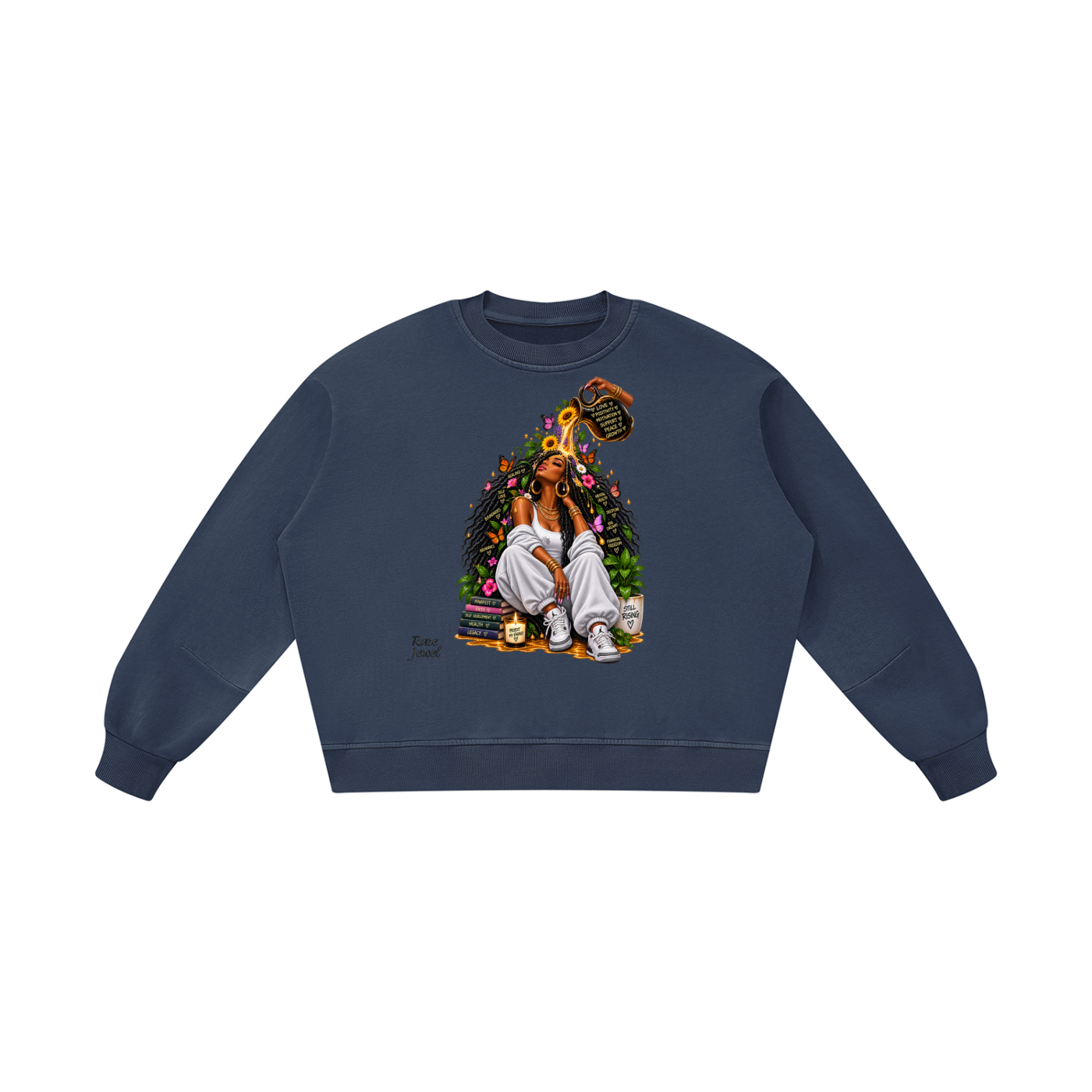 Becoming Her Boxy Vintage Washed Sweatshirt