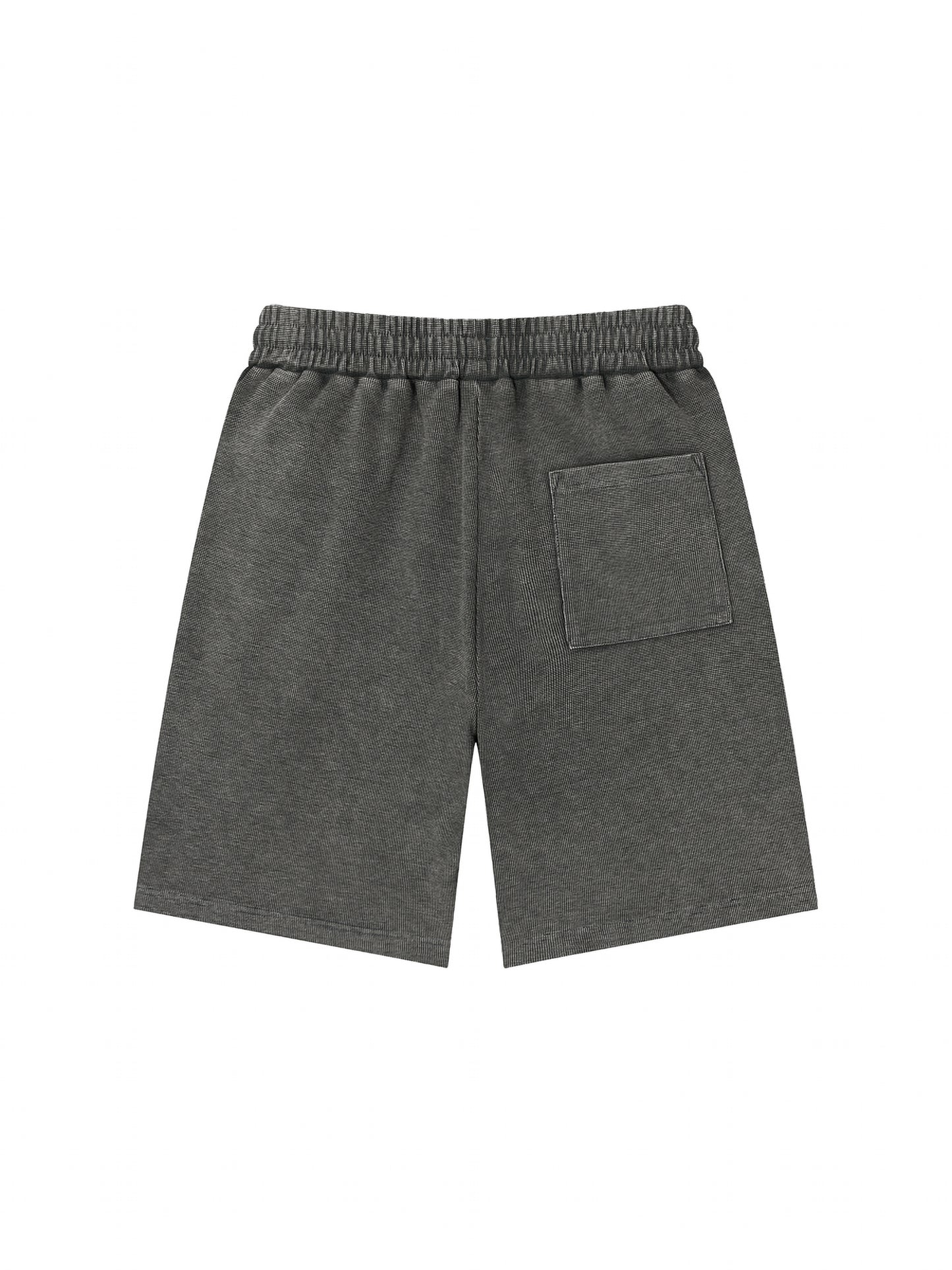 Mineral Wash Waffle Knit Shorts